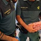 Imagen de la carne incautada.
