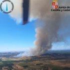 Incendio de Cifuentes de Rueda (León).