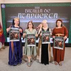 Raquel Torrientes, Raquel Contreras, Isabel Torrientes y Rosa González en la presentación