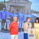 José Luis Díez, Rosa María Calvo e Inma Sierra, en la presentación de la segunda Marcha de la Alegría.