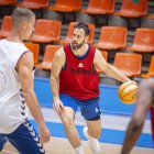 Uno de los entrenamientos de pretemporada para el Recoletas Salud San Pablo Burgos.