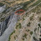 Evacuados en helicóptero dos senderistas enriscados en una pared del Pico Murcia en Palencia.