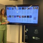 Andrea Ballesteros, presidenta de ProBurgos, presenta la programación del Fórum.