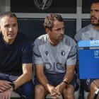 Sergio Francisco, con miembros de su equipo técnico.