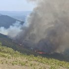 Imagen del incendio en Arza.