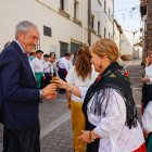Alberto Díaz Pico, durane su visita a Covarrubias.
