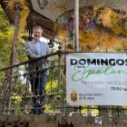 Barriada en el templete donde ha ofrecido una rueda de prensa.