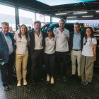Foto de la presentación de Cristina Gutiérrez como piloto de Santana Racing Team.