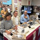 Carlos de la Villa junto a los concejales José Antonio Fuertes y Amaya Sanz
