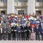 Foto de familia de la inauguración del curso academico en la Universidad Isabel I.