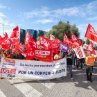 Primera jornada de huelga en Cerámicas Gala.