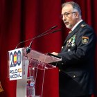 José Carlos Donoso, comisario de la Policía Nacional en Burgos, en la festividad de los Ángeles Custodios.