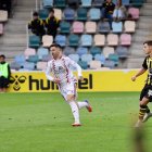 Imagen del partido del Mirandés.