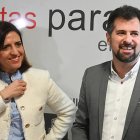 Esther Peña  y Luis Tudanca