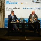 Pablo Lago y Jesús Julio Carnero, en el Club de Prensa 'Conversaciones Políticas'.