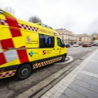 Imagen de una ambulancia.