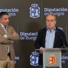 Jorge Castro y Ángel Martín, durante la presentación de la proposición.