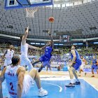 Imagen del partido entre el San Pablo Burgos y el Hapoel Jerusalem.
