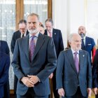 El Rey Felipe VI, asiste al Patronato de la Fundación Pro Real Academia Española.
