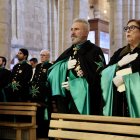 Acto de investidura de nuevos caballeros y damas del Gran Priorato de España de la Orden Militar y Hospitalaria de San Lázaro, con una misa presidida por el cardenal Baltazar Porras Cardozo. A la ceremonia asisten el obispo de León, el alcalde de la ciudad y el abad de San Isidoro.
