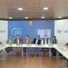 Imagen de la constitución del comité de campaña del PP.
