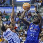 Sekou Doumbouya, durante el partido en liga contra Obradoiro.