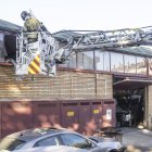 Los Bomberos intervienen en el lugar.