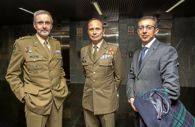 Antonio Bernal, José María Castaño y Roberto Ferrero (Guardia Civil).