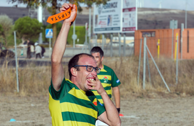 Burgos Corzos, el primer equipo en España de 'flag football' formado por personas con discapacidad intelectual. TOMÁS ALONSO