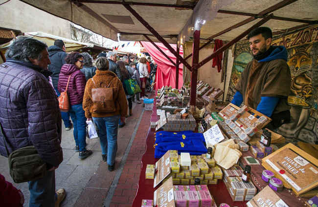 Mercado medieval en Gamonal. TOMÁS ALONSO