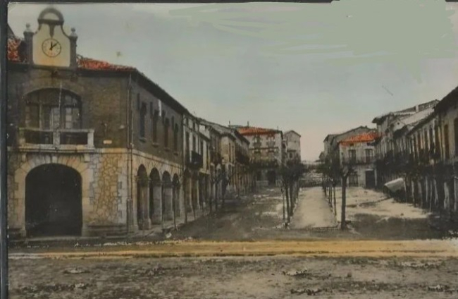 Imagen antigua de lo que hoy es el Ayuntamiento