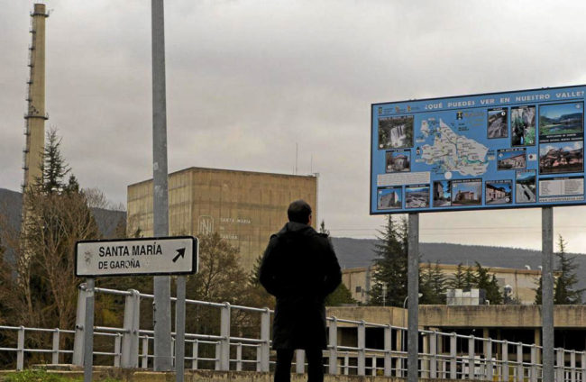 <p> La central de Garoña está ubicada en el Valle de Tobalina, en Burgos. ECB </p>