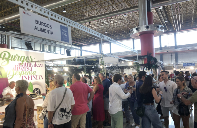 Expositor de Burgos Alimenta en Alicante.