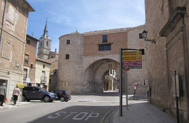 El casco histórico de Lerma concentra un gran número de establecimientos orientados al turismo.