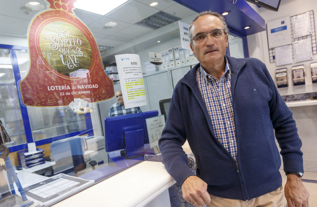 El Sorteo de Lotería de Navidad 2022 ha estado marcado por las predicciones pero ningún número en particular según el delegado de Loterías en Burgos, Ángel Álvarez. SANTI OTERO