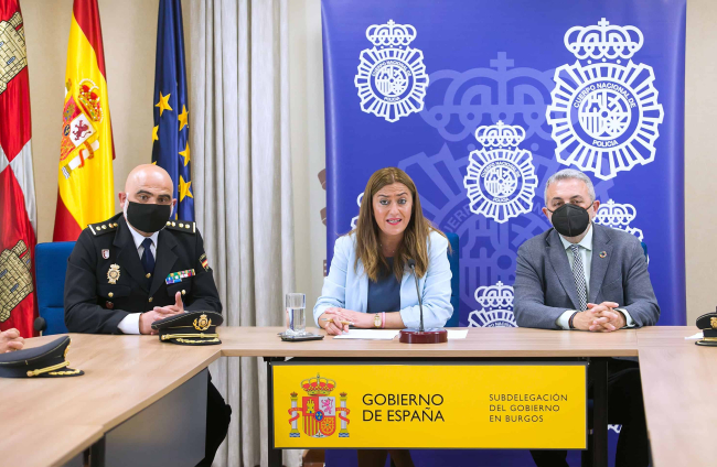 La delegada del Gobierno en Castilla y León, Virginia Barcones, ha celebrado que «las calles se ven libres de un volumen importante de drogas muy peligroso». TOMÁS ALONSO