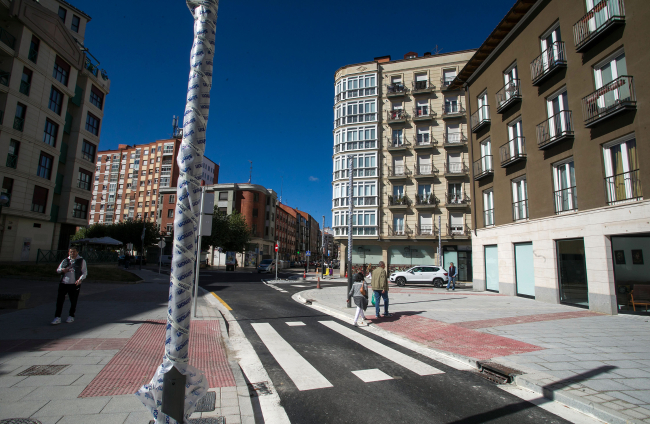 Los trabajos en las calles Progreso y Santa Clara están casi culminados, a falta de remates en el mobiliario urbano.