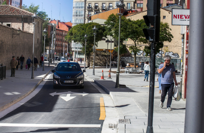 Los trabajos en las calles Progreso y Santa Clara están casi culminados, a falta de remates en el mobiliario urbano.