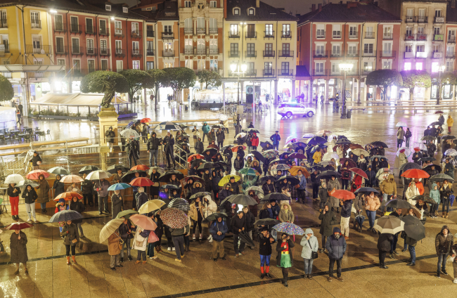Instante del arranque del Carnaval de Burgos 2024.