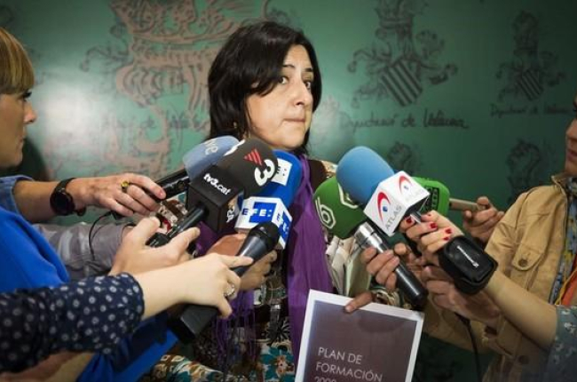 La diputada porivncial de Esquerra Unida Rosa Pérez Garijo, que denunció el 'caso Imelsa', en una imagen de archivo.-MIGUEL LORENZO