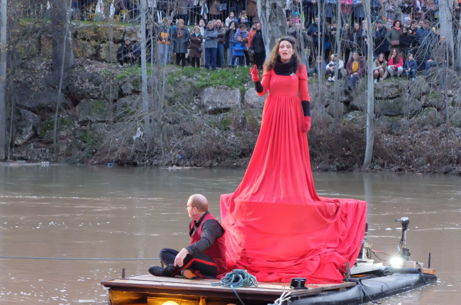 Aranda celebró en el río Duero uno de los actos organizados por Ciudad Europea del Vino