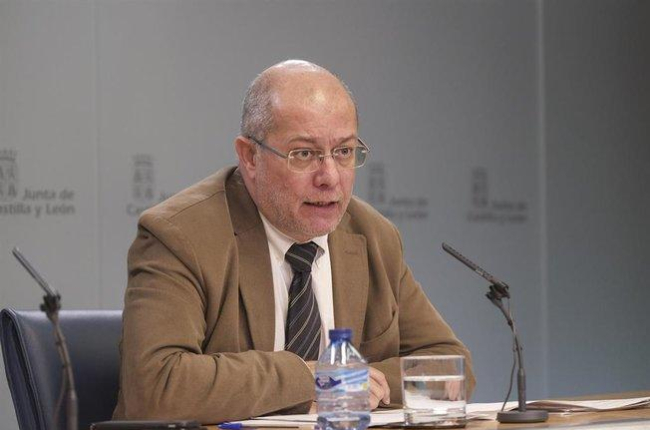 Vicepresidente de la Junta de Castilla y León, Francisco Igea, en la rueda de prensa posterior al Consejo de Gobierno.-EUROPA PRESS