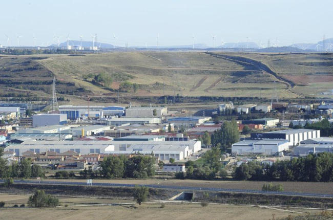 Vista del polígono industrial de Villalonquéjar. ECB