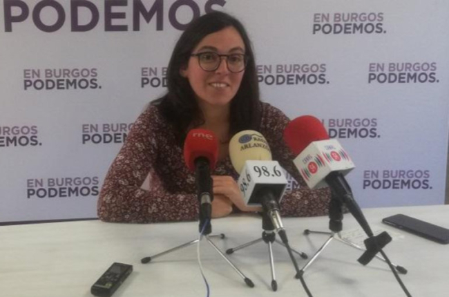 Laura Domínguez, procuradora de Podemos. ECB