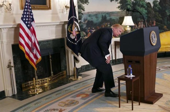 Trump en un acto en  la Casa Blanca el pasado mes de noviembre.-AP / PABLO MARTÍNEZ MONSIVAIS