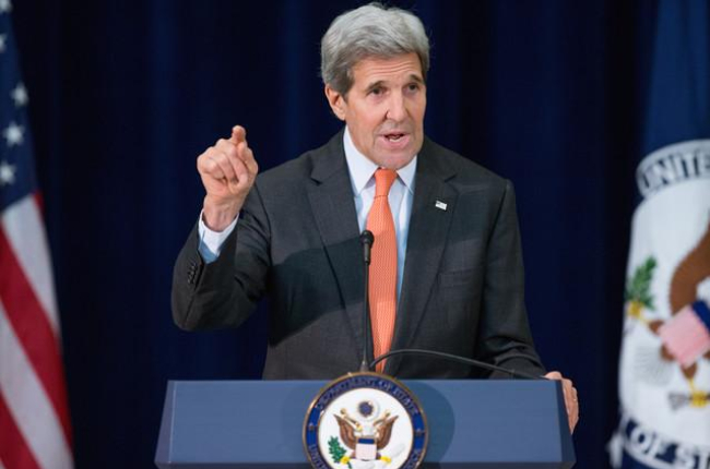 El secretario de Estado de EEUU, John Kerry.-AP / ANDREW HAMIK