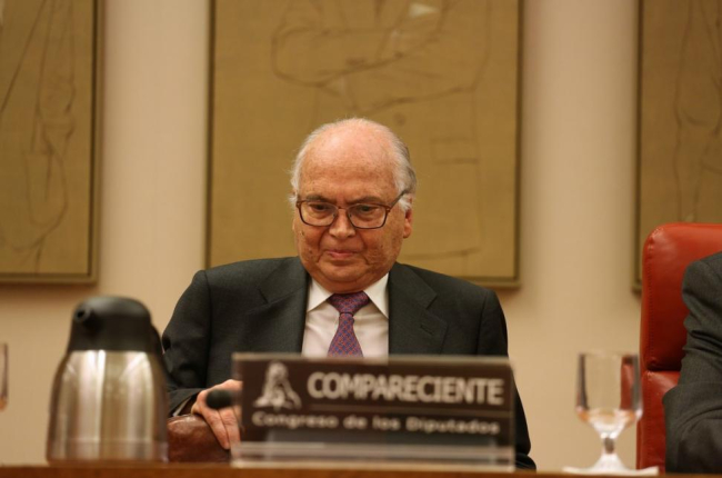 Comisión Constitucional donde compareció el presidente de la Junta Electoral Central,  Carlos Granado-DAVID CASTRO