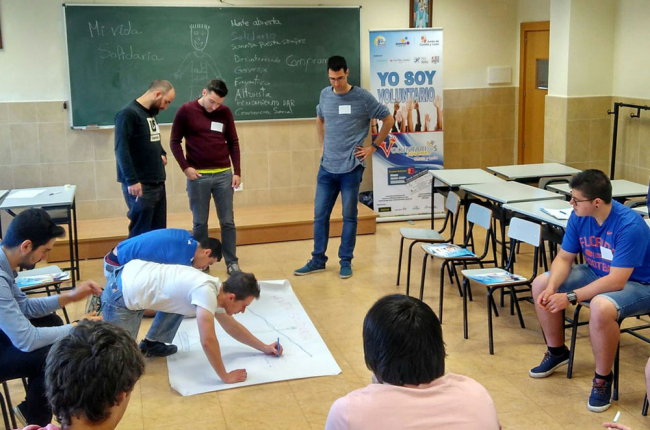 Una actividad formativa del Programa de Voluntariado Joven. ECB
