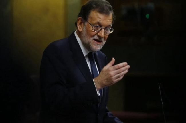 Mariano Rajoy comparece ante el pleno del Congreso.-AGUSTÍN CATALÁN