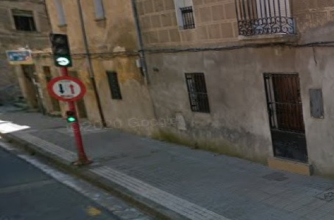 El siniestro tuvo lugar en la Calle de La Picota, en Miranda de Ebro. GOOGLE MAPS